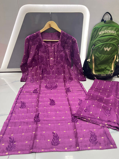 Chanderi 2pc Set