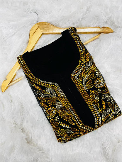 DUAL SHADE THREAD WORK KURTI