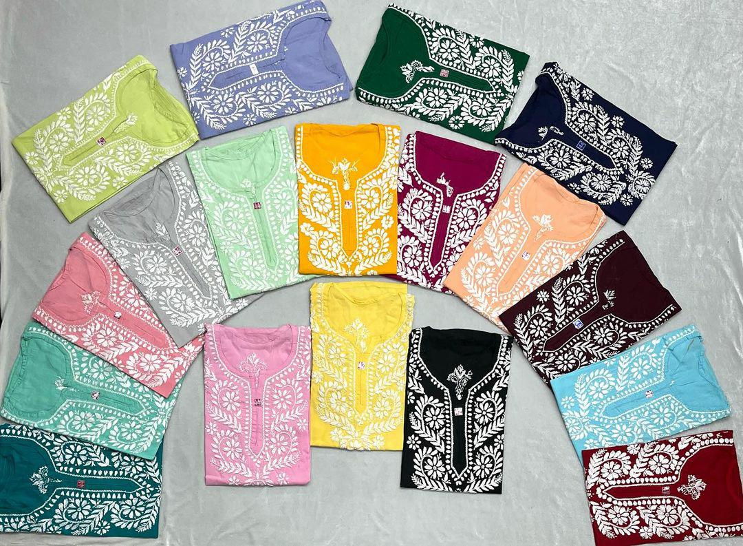 Ferozi Hand Embroidered Pure Kashmiri Silk Kurti | Silk kurti, Kurti,  Clothes