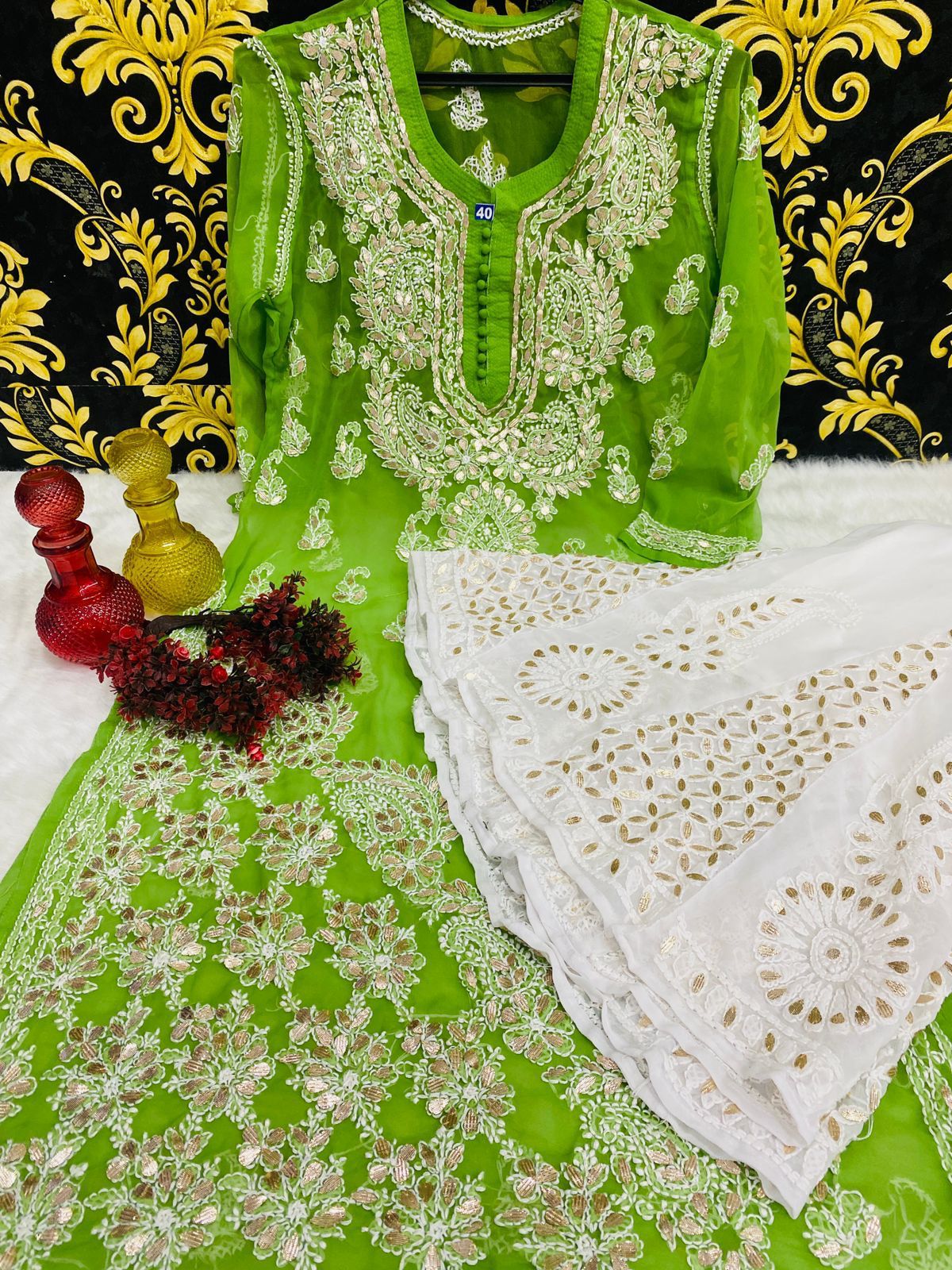 Georgette Kurti With Palazzo