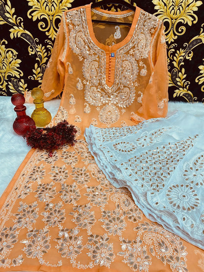 Georgette Kurti With Palazzo