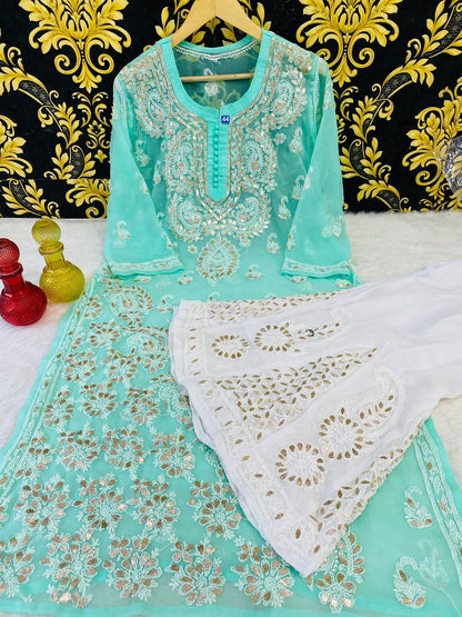 Georgette Kurti With Palazzo