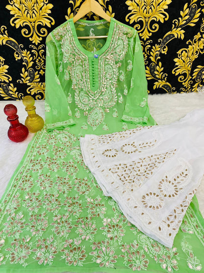 Georgette Kurti With Palazzo