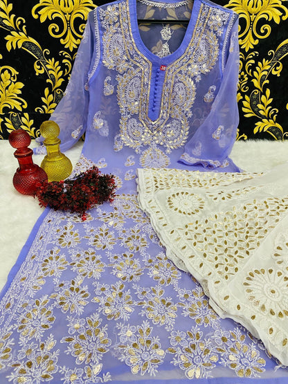 Georgette Kurti With Palazzo