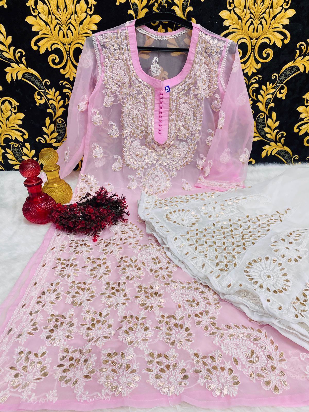 Georgette Kurti With Palazzo