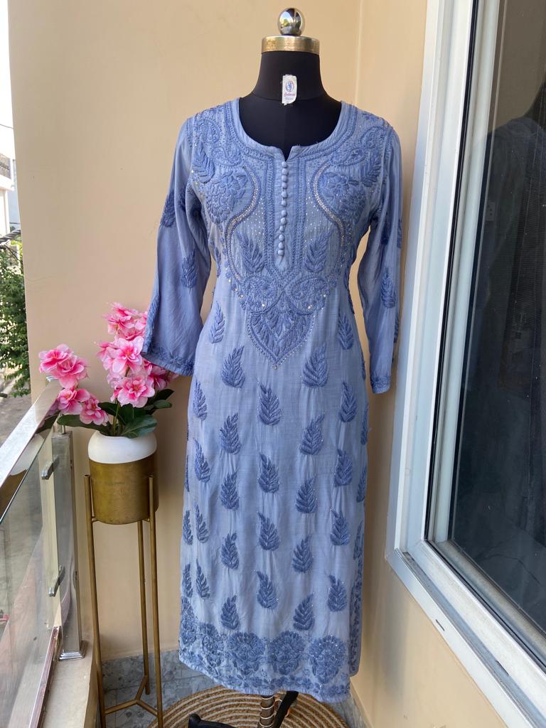 Muslin Kurti With Pant