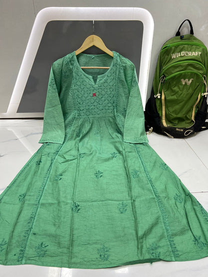 Chanderi Nayra Gown