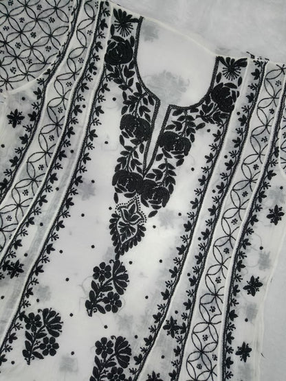 Mul Chanderi Anarkali Dupatta Set