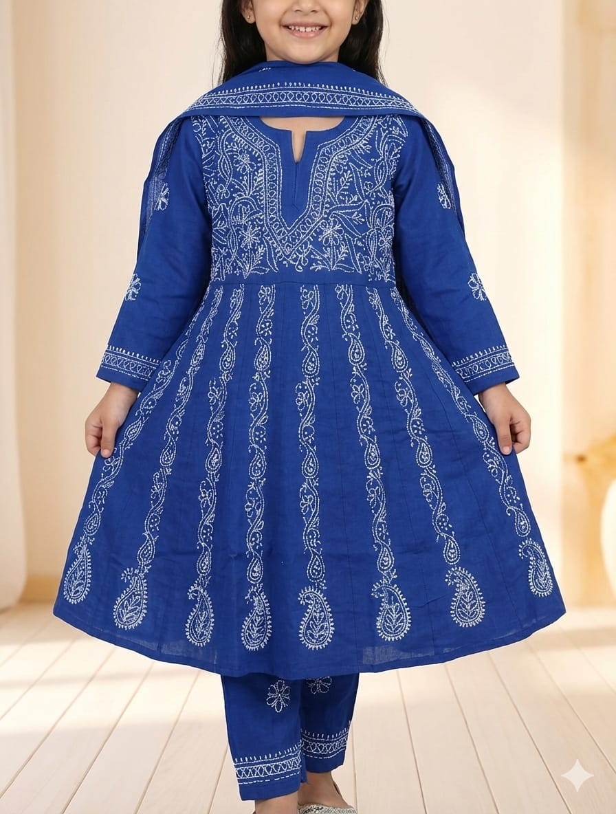 Girls Anarkali 3pc suit