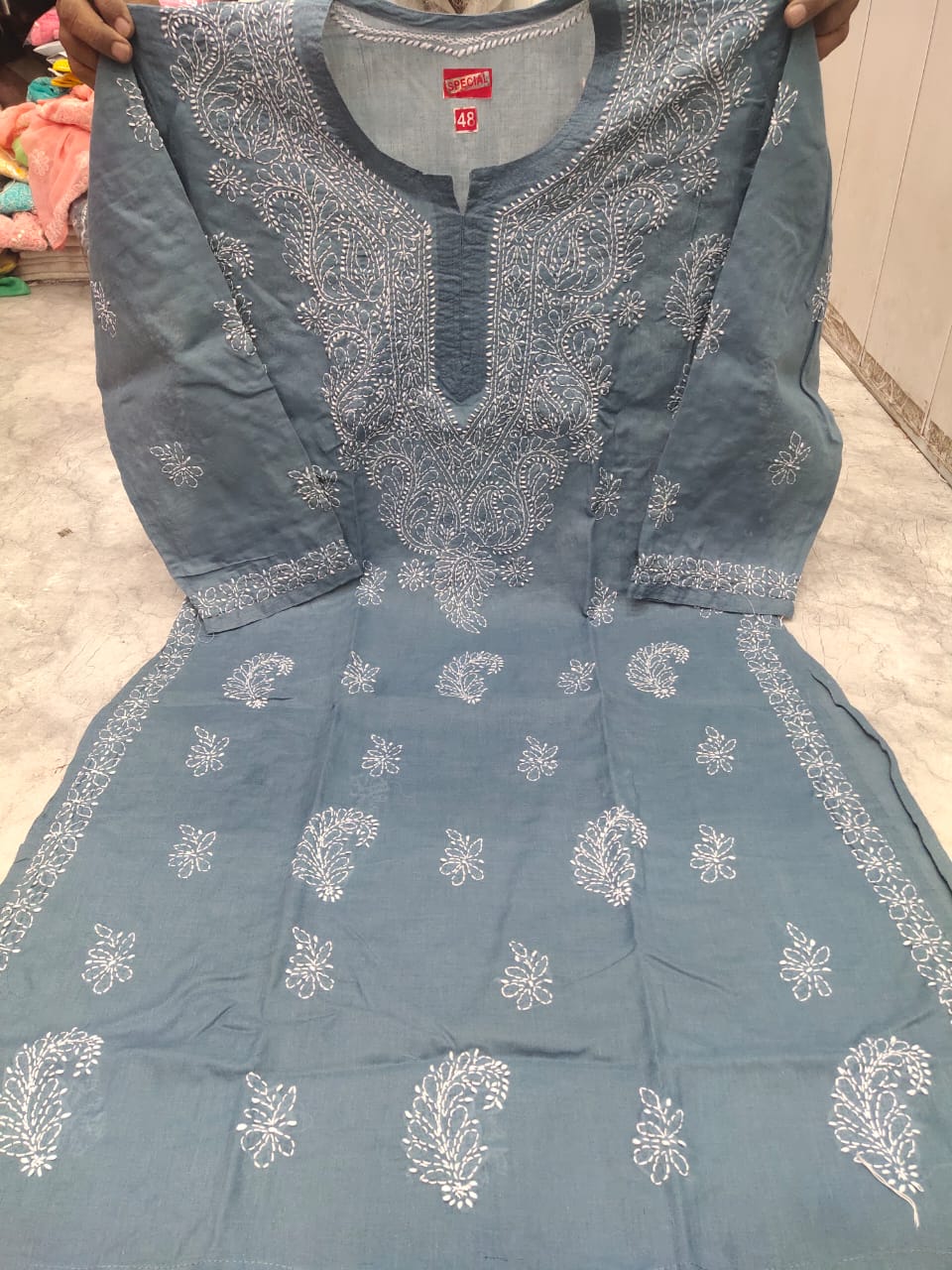 Plus size cotton kurta