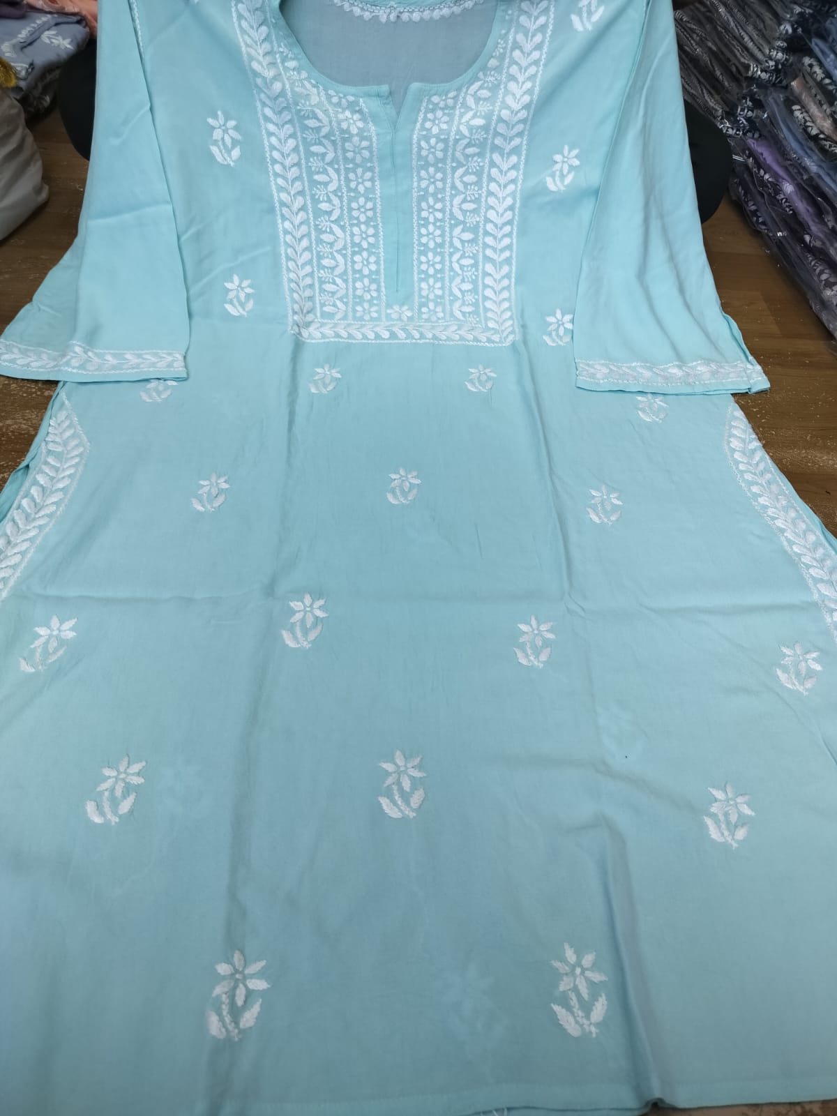 Plus size rayon kurta