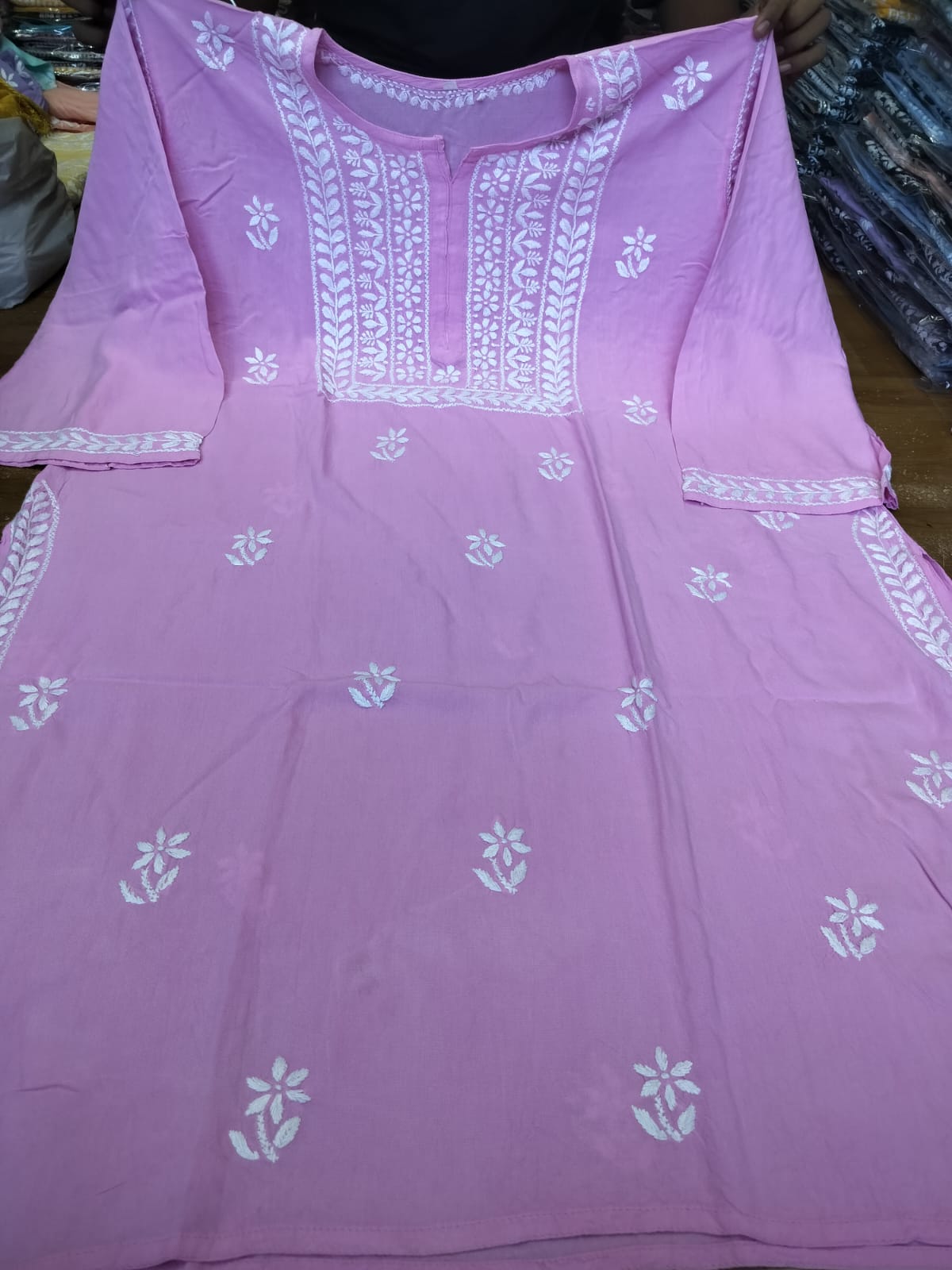 Plus size rayon kurta