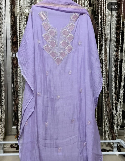 Mul chanderi addon suits