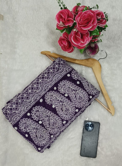Georgette Jaal saree