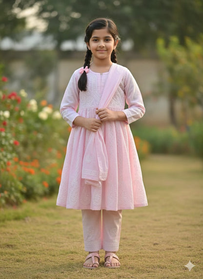 Girls Anarkali 3pc suit