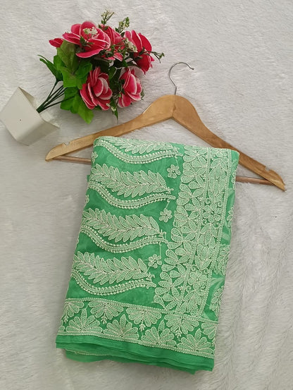 Georgette saree skirt jaal