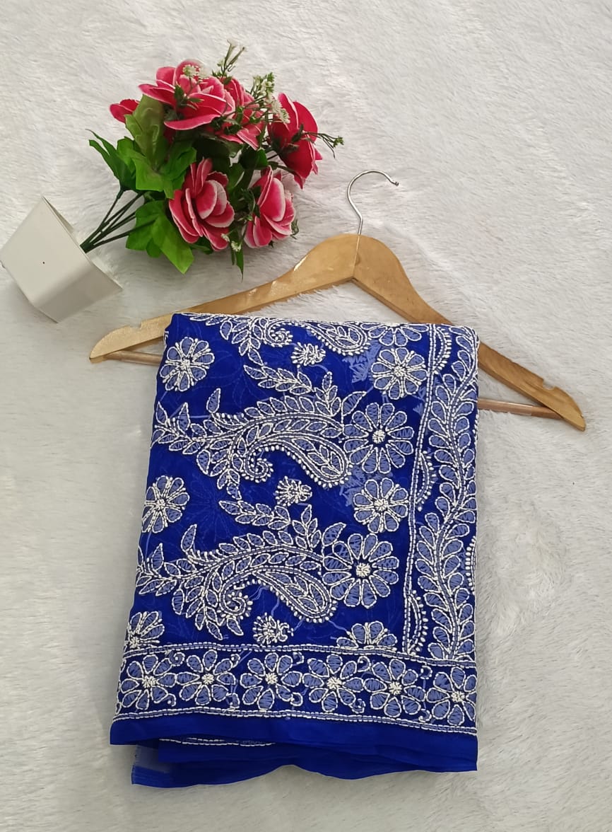 Georgette saree skirt jaal