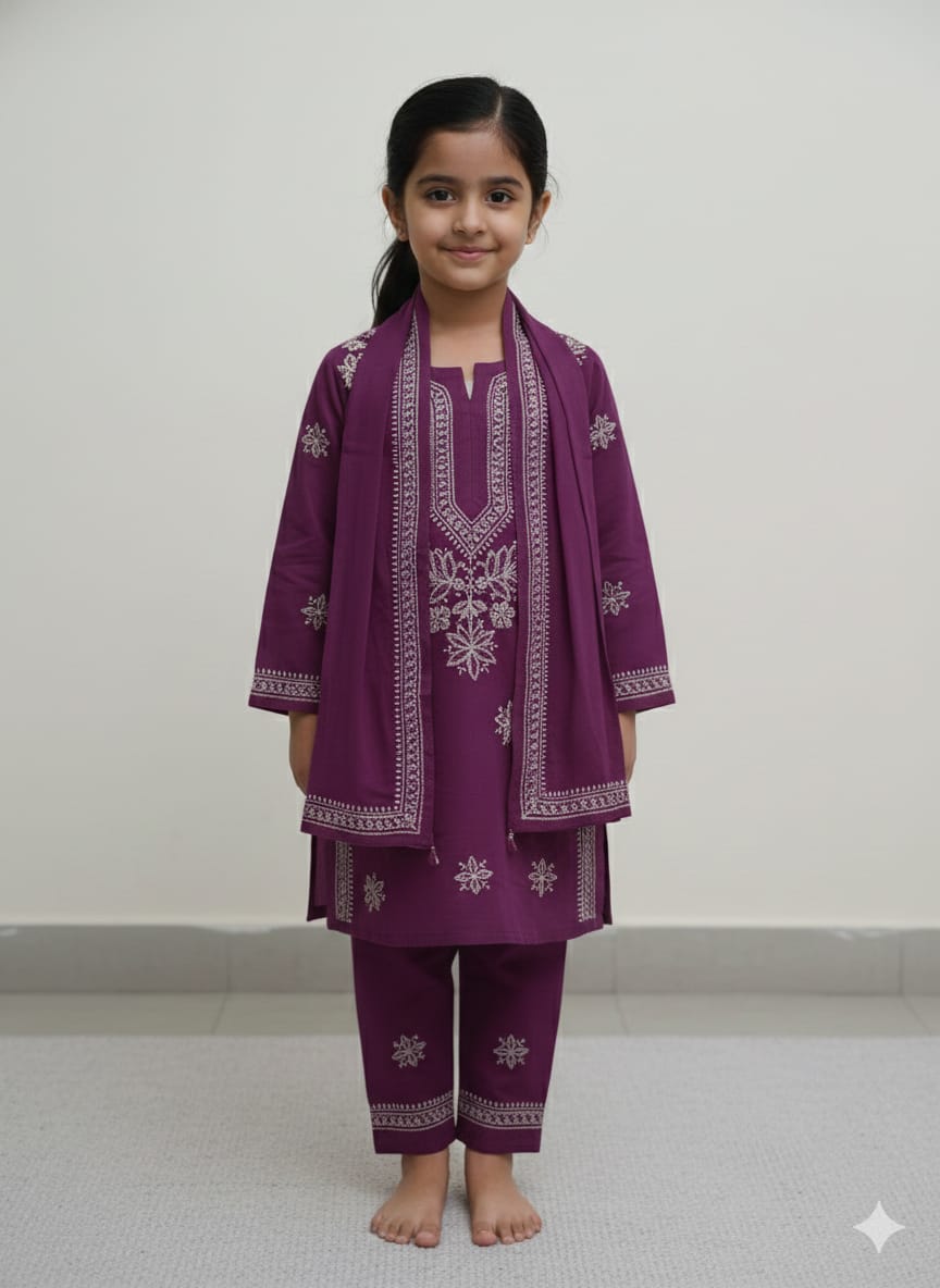 Girls salwar suit 3pc set