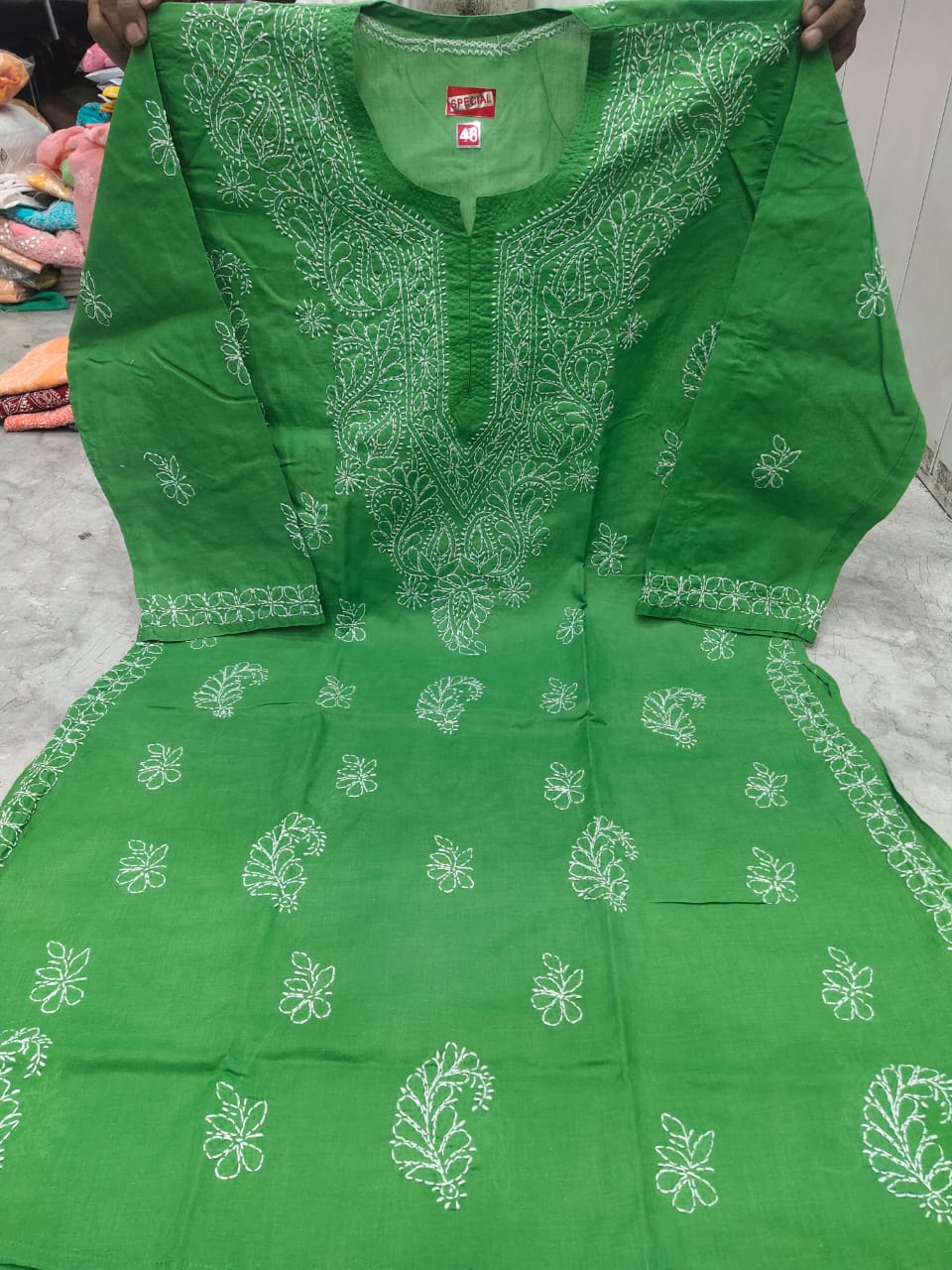 Plus size cotton kurta