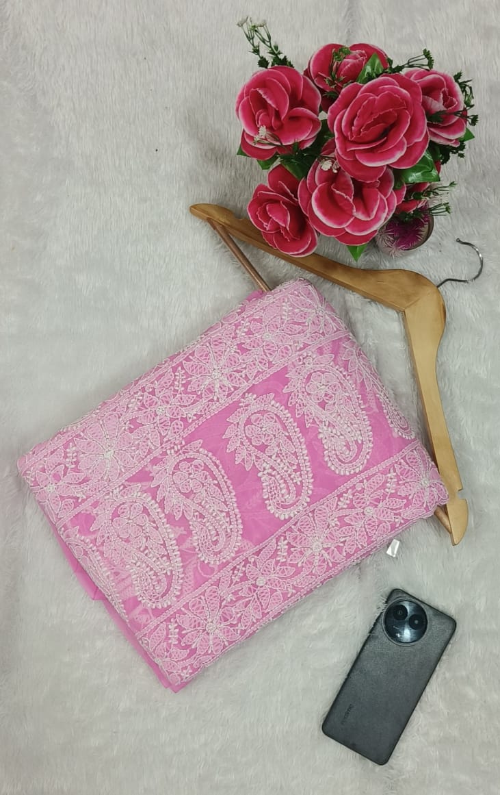 Georgette Jaal saree