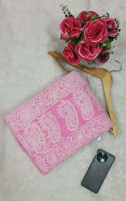 Georgette Jaal saree