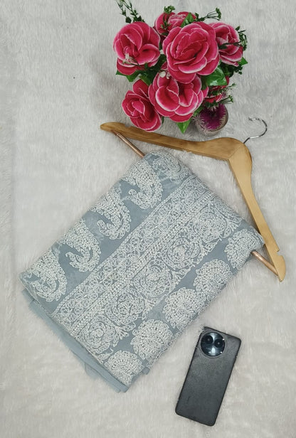 Georgette Jaal saree