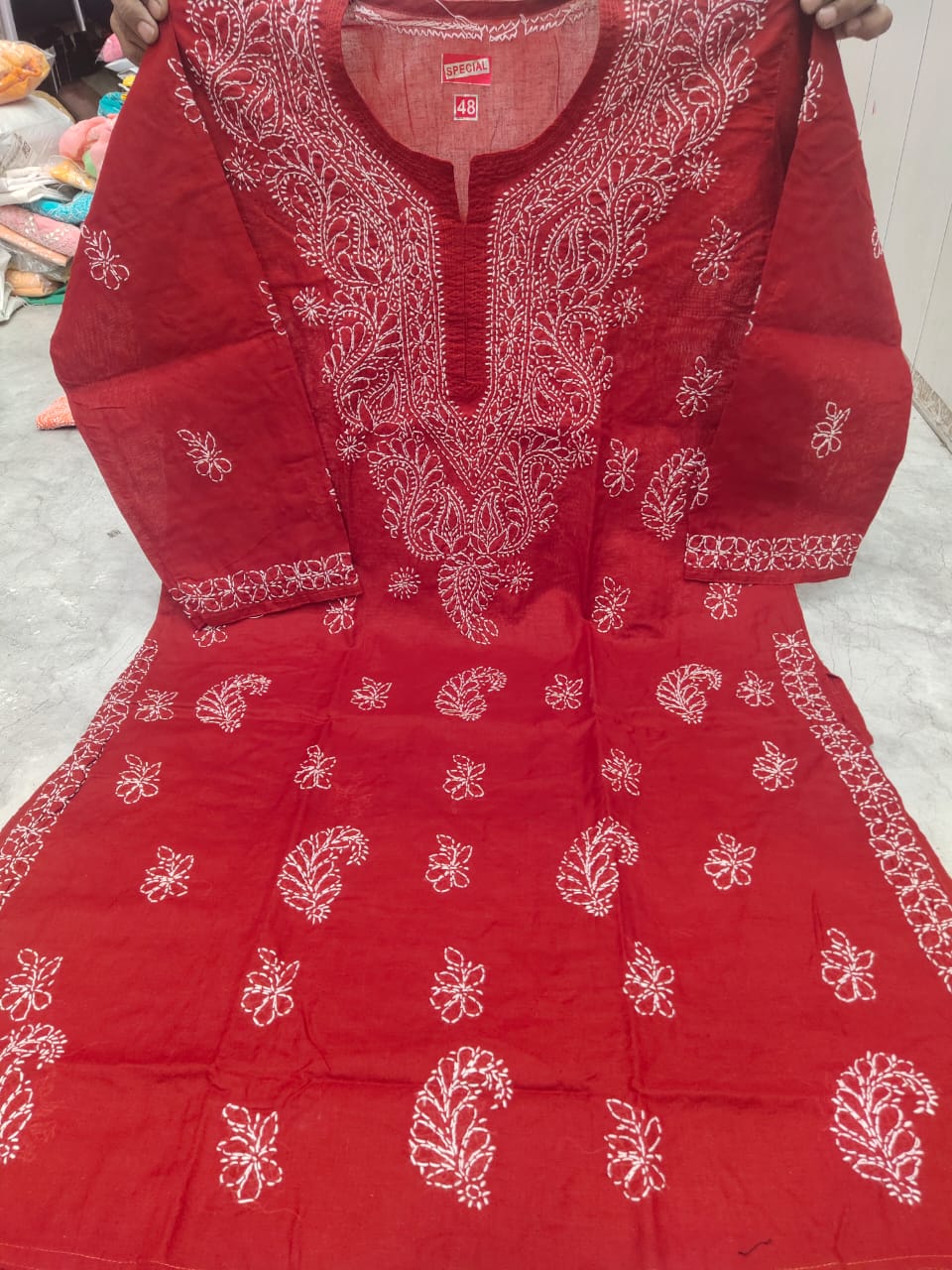 Plus size cotton kurta