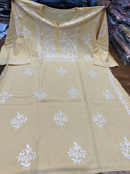 Plus size rayon kurta