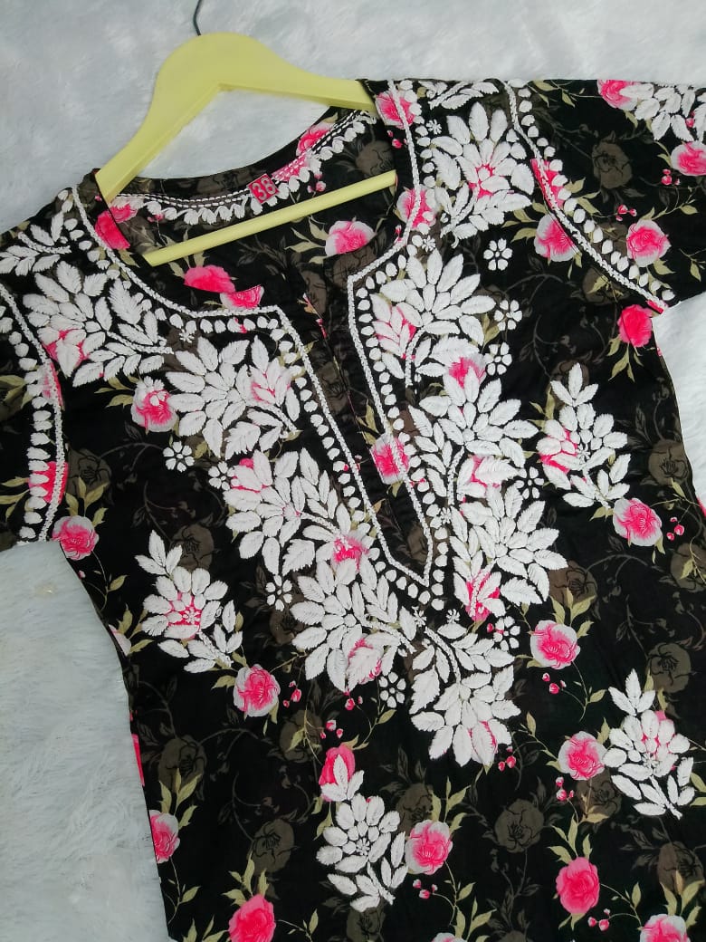 Mulmul kurti Plazzo set