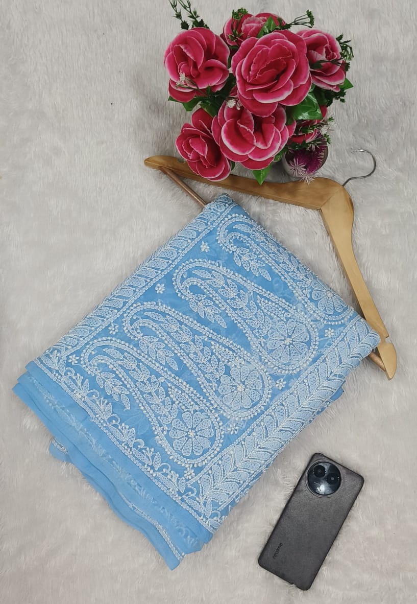 Georgette Jaal saree