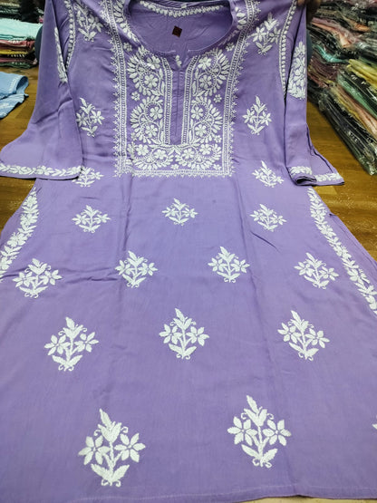 Plus size rayon kurta