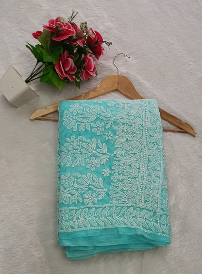 Georgette saree skirt jaal