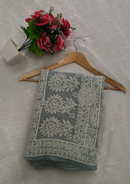 Georgette saree skirt jaal