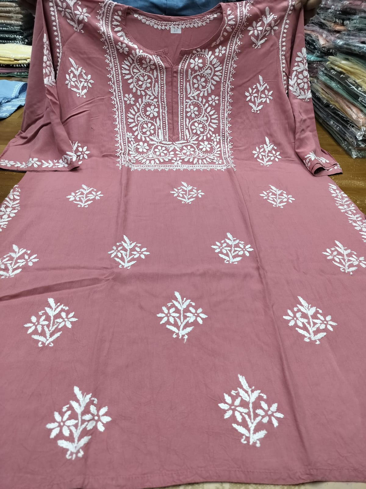 Plus size rayon kurta