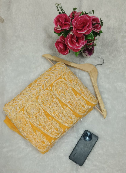 Georgette Jaal saree