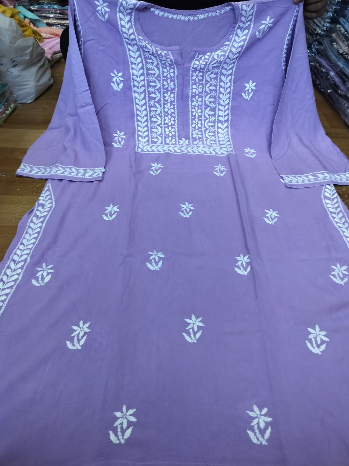 Plus size rayon kurta