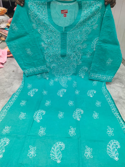 Plus size cotton kurta