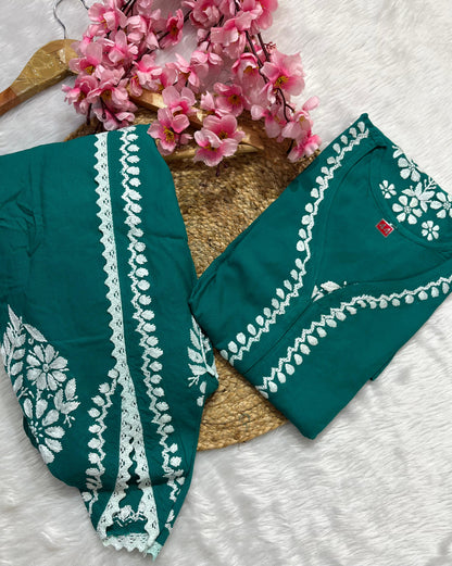 Soft rayon co-ord set with Tulip pants