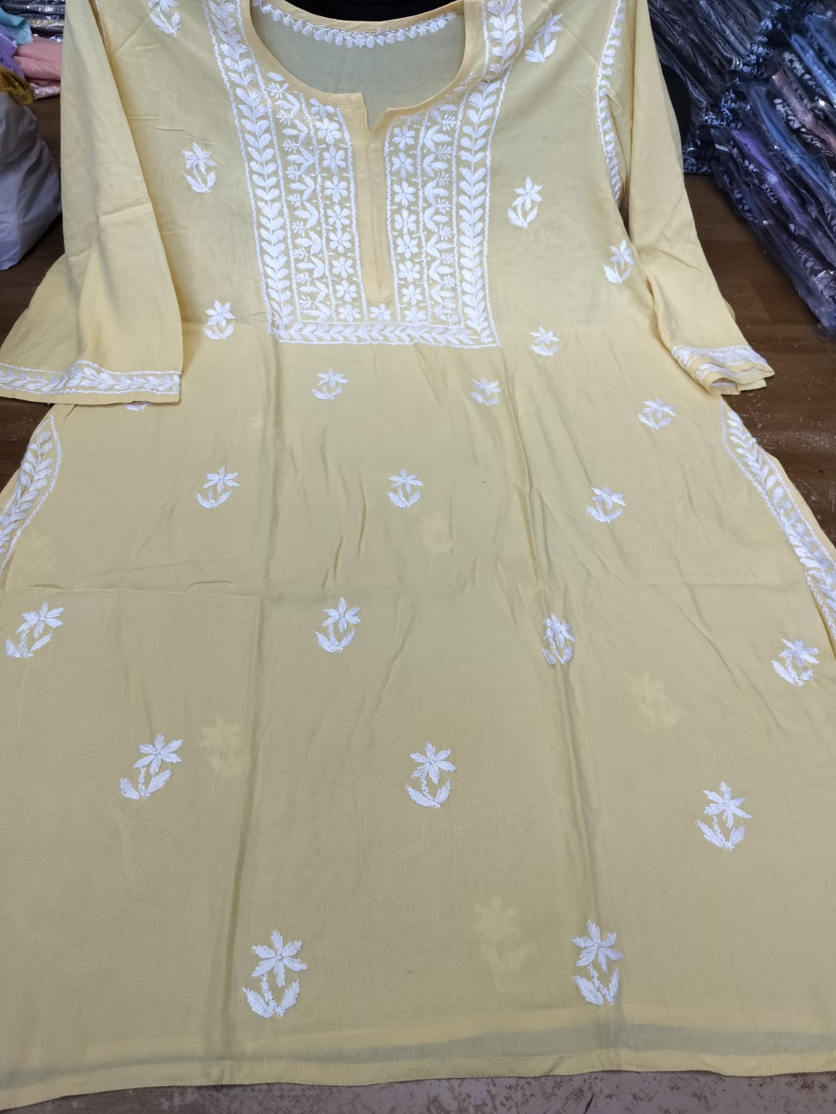 Plus size rayon kurta