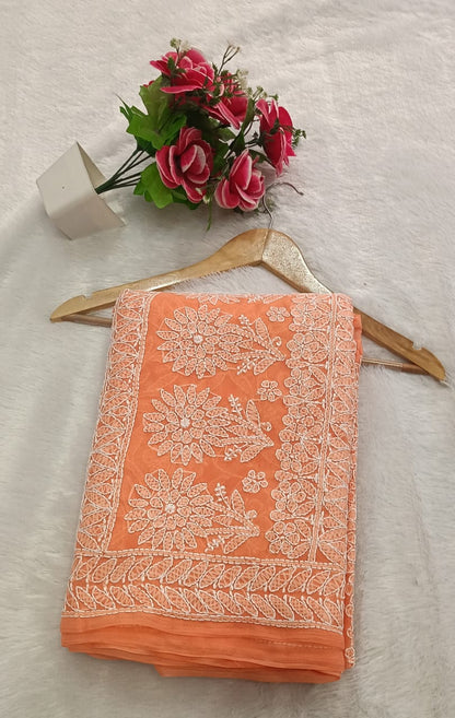 Georgette saree skirt jaal