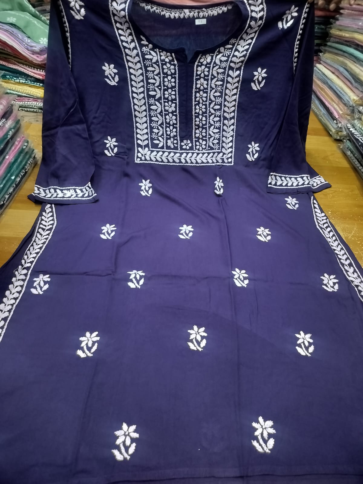 Plus size rayon kurta