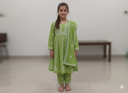 Girls Anarkali 3pc suit