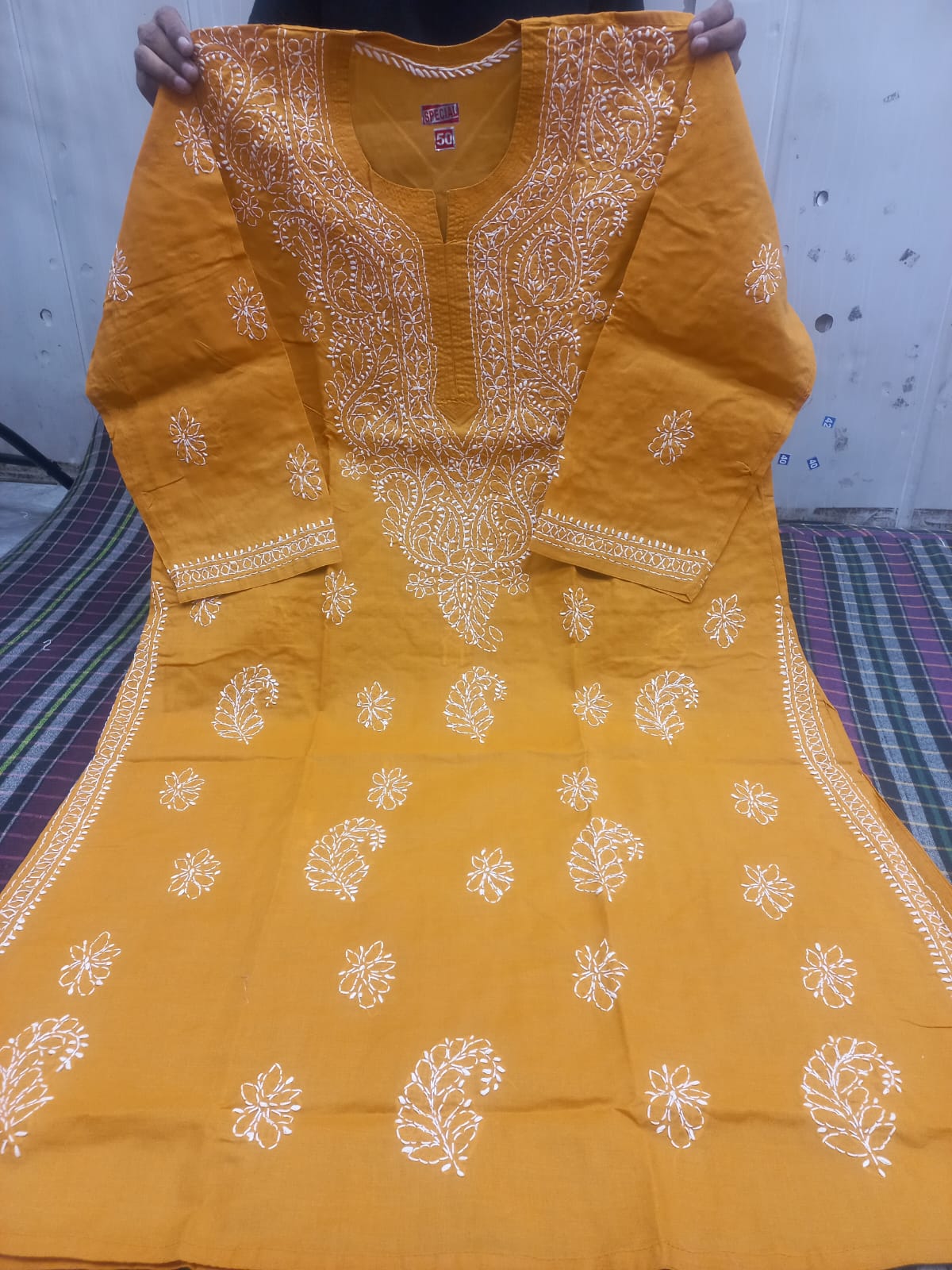 Plus size cotton kurta