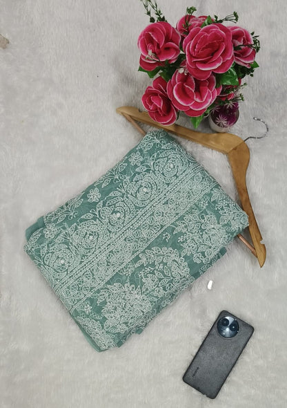 Georgette Jaal saree