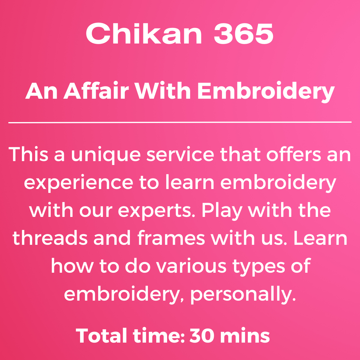 Chikan365 Services