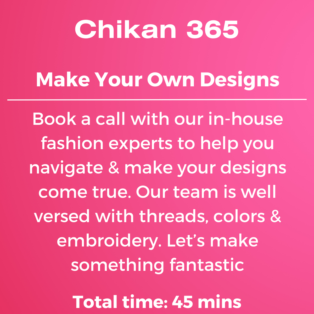 Chikan365 Services