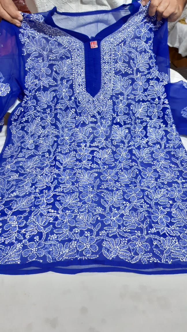 Chiffon Short Kurti