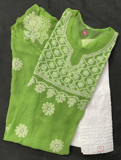 V Daman Kurti With Pant