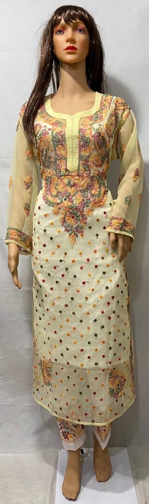 Multy Keel Kurti With Pant