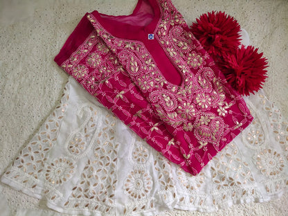 Chiffon Gota Work 2pc Set